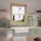 Alfi Brand White 32" Dbl Bowl Lip Apron Fireclay Farmhouse Kitchen Sink, 1.75" Lip AB512-W - alternate 6